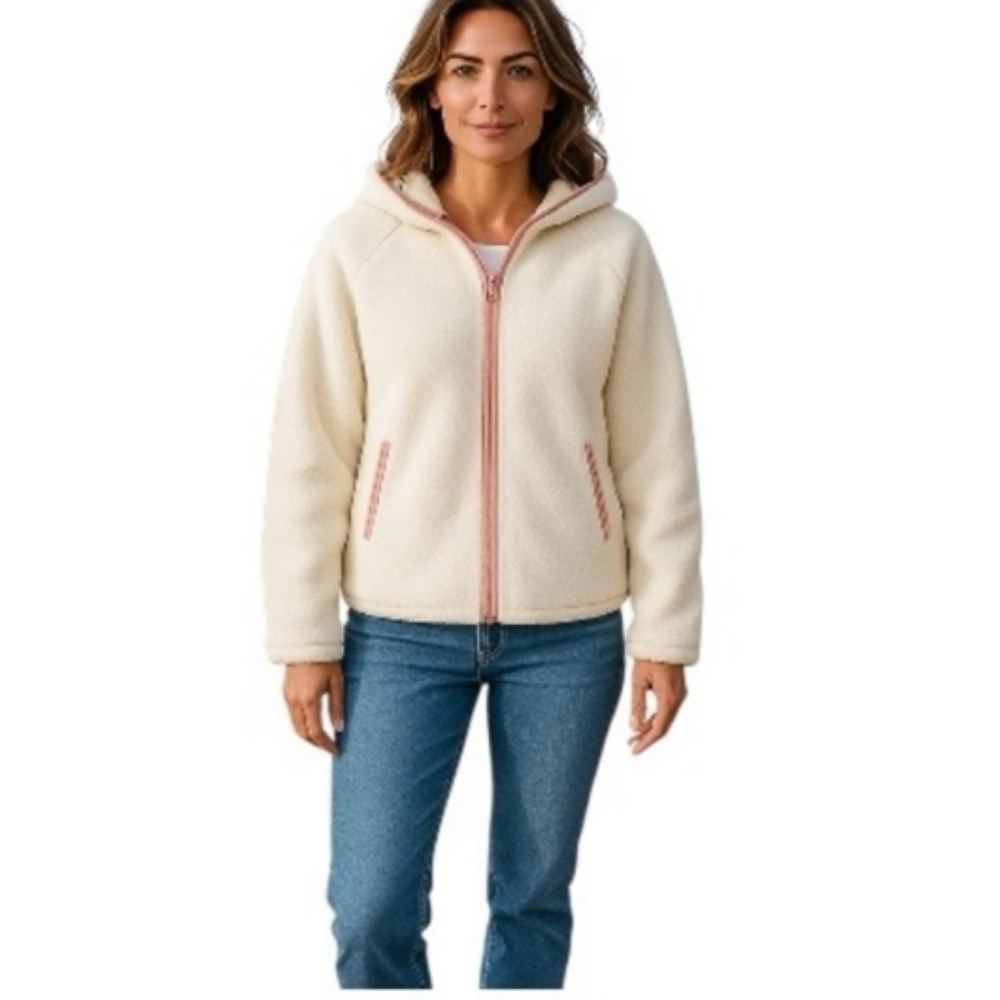 Time And Tru Sherpa Fleece Jacket XL